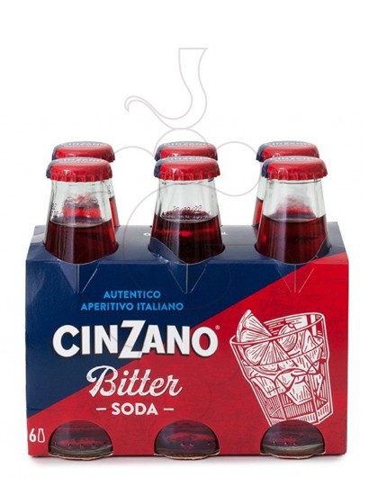 Foto Aperitivo Bitter Cinzano Soda-rtr. pack 6 u