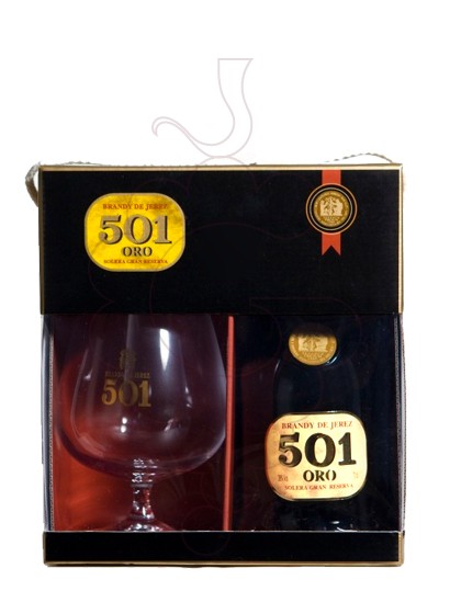 Foto Brandy 501 Oro Pack (1 u + Copa)