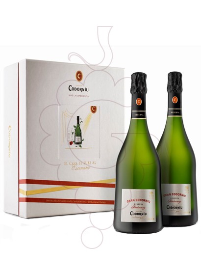 Foto Cajas regalo Gran Codorniu Chardonnay Pack 2 u