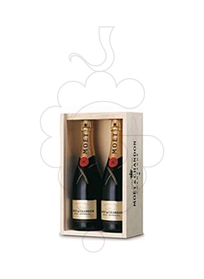 Foto Cajas regalo Moet & Chandon Brut I. (Pack Fusta 2 u)