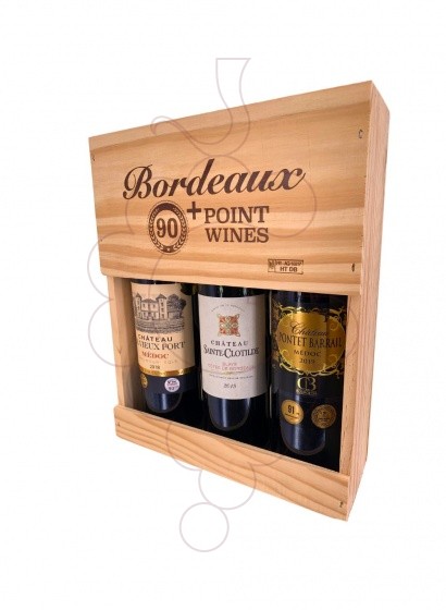 Foto Cajas regalo Pack Bordeaux +90 Points Wine