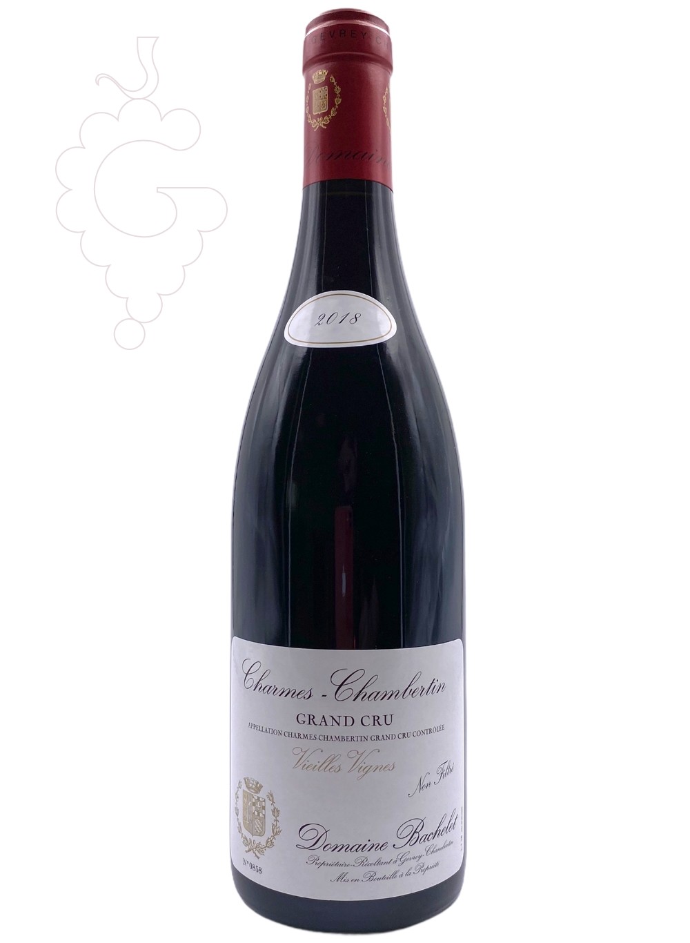 Foto Bachelet Charmes-Chambertin Grand Cru vino tinto