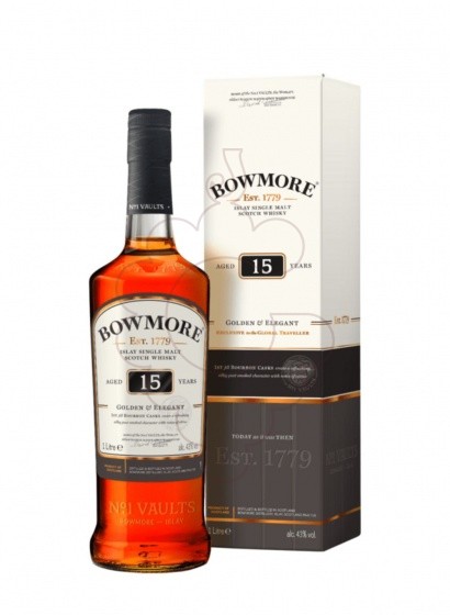 Foto Whisky Bowmore 15 anys litre