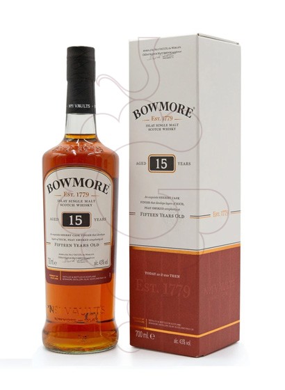 Foto Whisky Bowmore 15 Años
