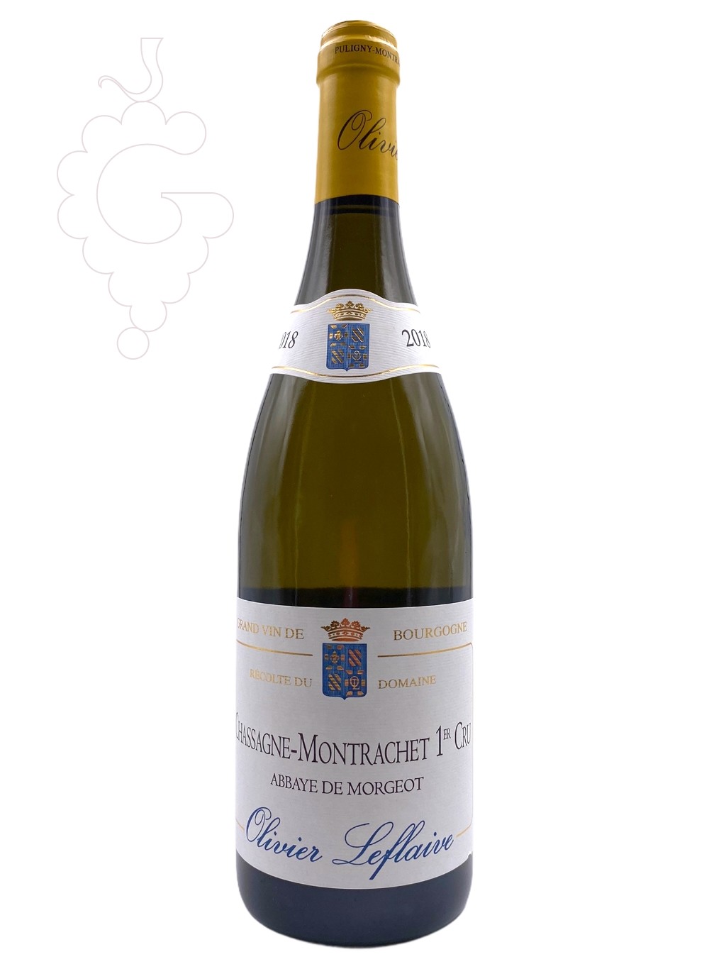 Foto Domaine Leflaive Chassagne-Montrachet 1er Cru Abbaye de Morgeot vino blanco