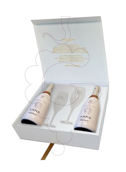 Foto Anna de Codorniu Blanc de Blancs Pack (2 u + 2 copas) vino espumoso