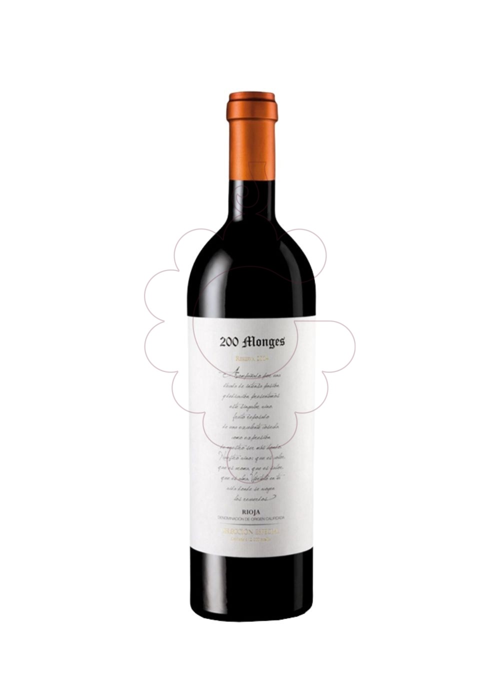 Foto 200 monges sel.esp.res.ng 2010 vino tinto