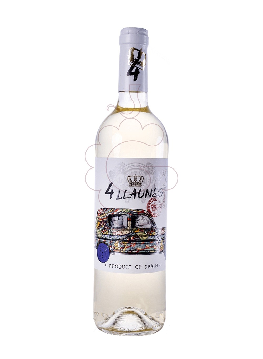 Foto 4 llaunes blanc 75 cl vino blanco