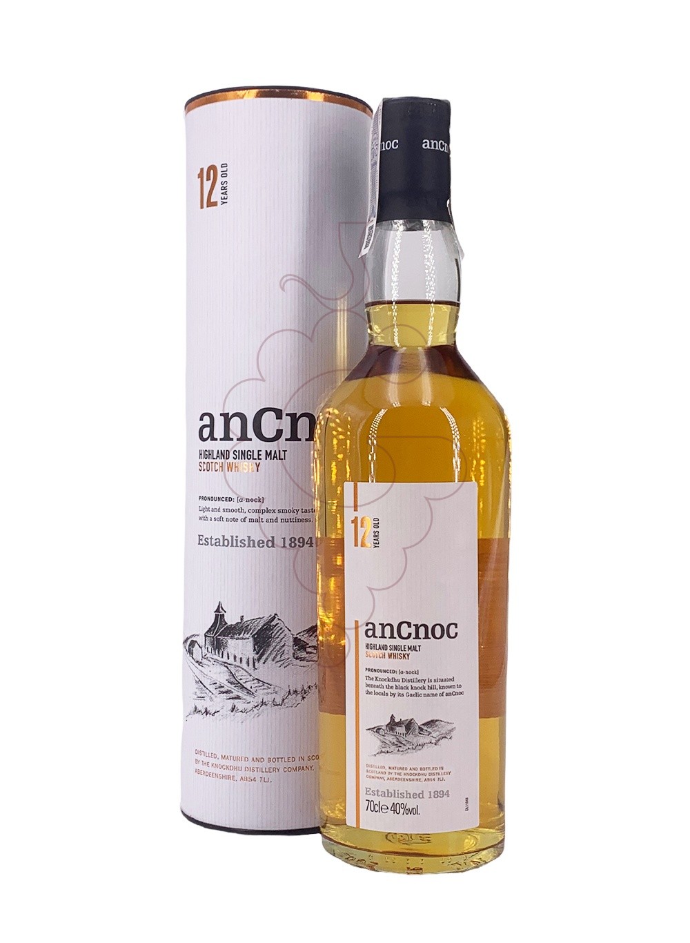 Foto Whisky Ancnoc 12 Años