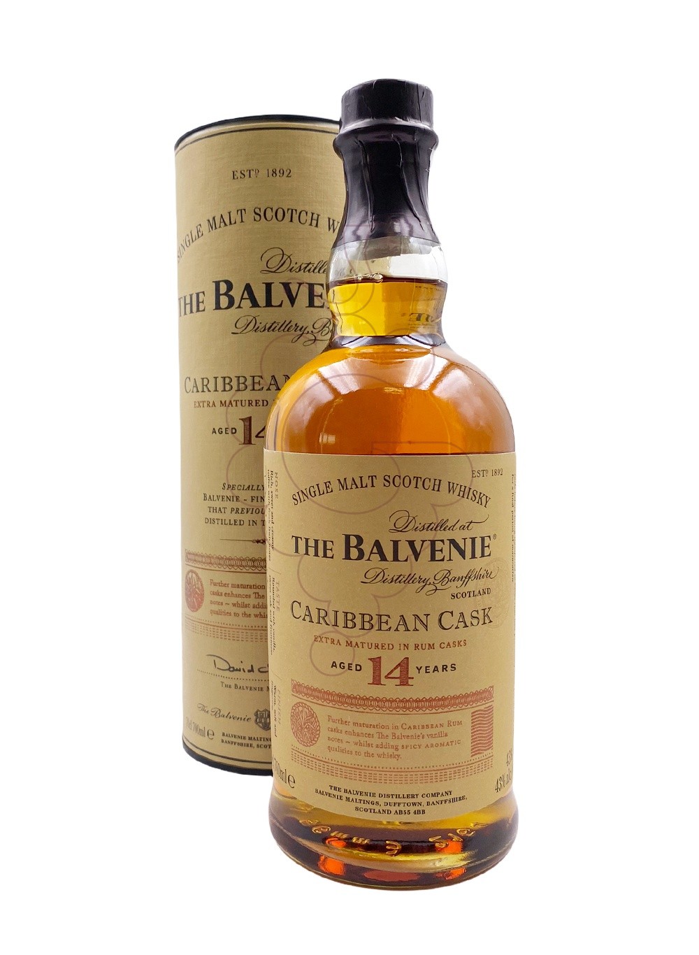 Foto Whisky Balvenie Caribbean Cask 14 Años