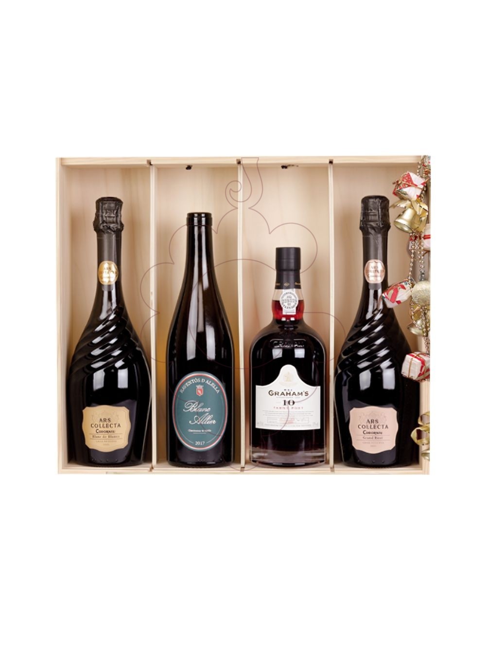 Foto Cajas Navidad Pack Variado Vino + Cava + Surtido