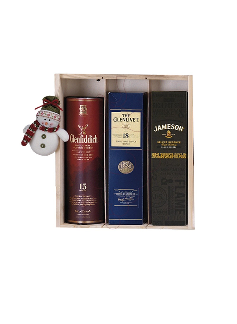 Foto Cajas Navidad Pack 3 Botellas Whisky