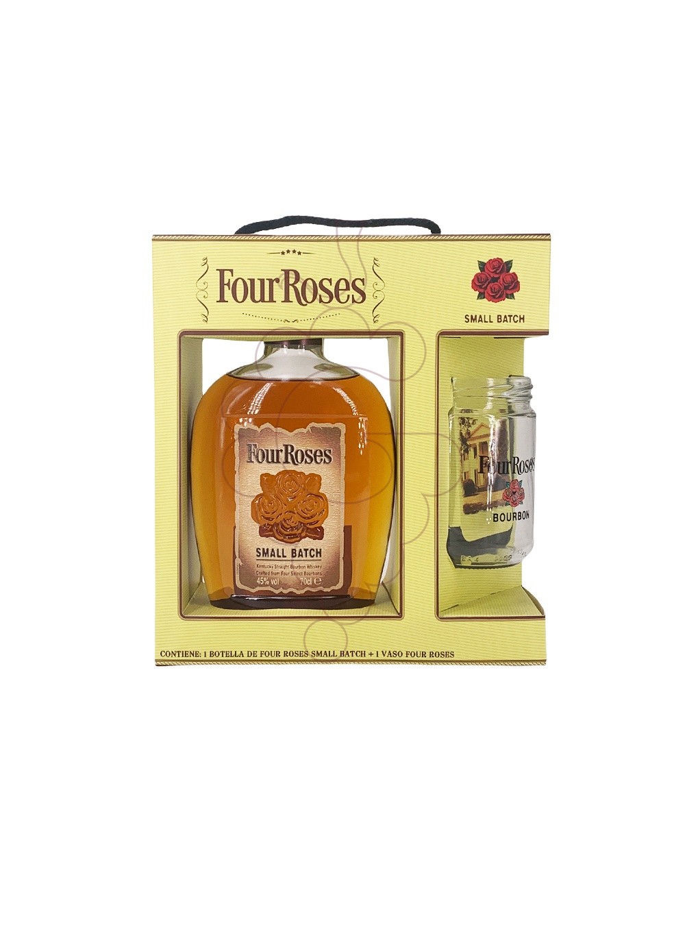 Foto Whisky Four Roses Small Batch Pack (1 u + 1 vaso)