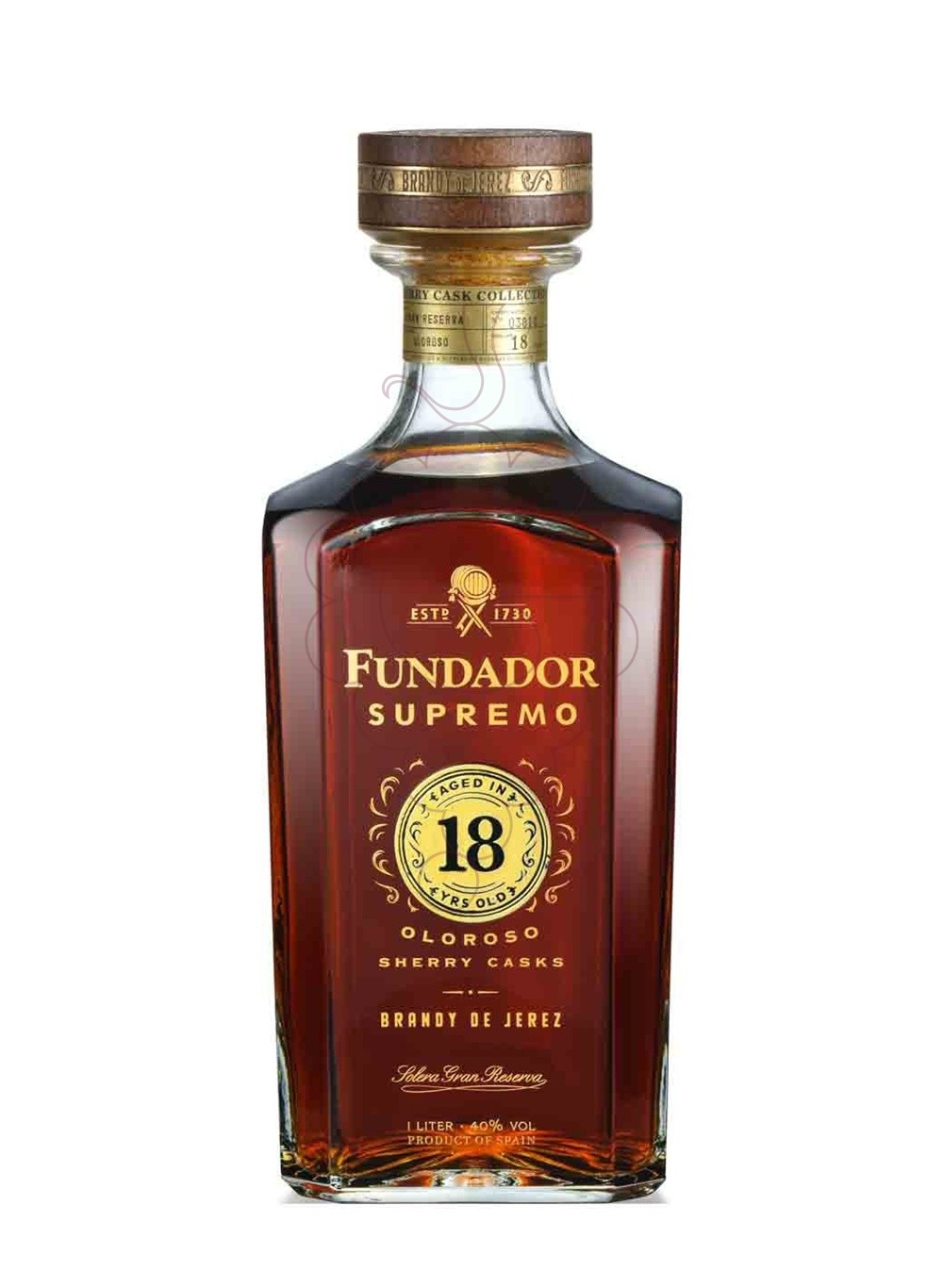 Foto Brandy Fundador Supremo 18 Años