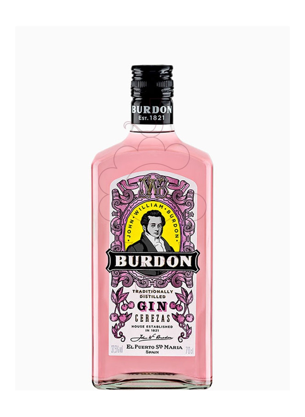 Foto Ginebra Gin burdon cereza 70 cl