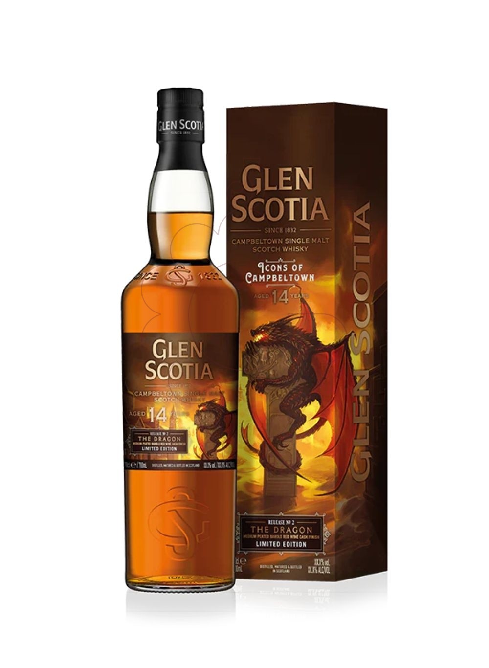 Foto Whisky Glen Scotia Medium Peated Barolo Red Wine Cask 14 Años