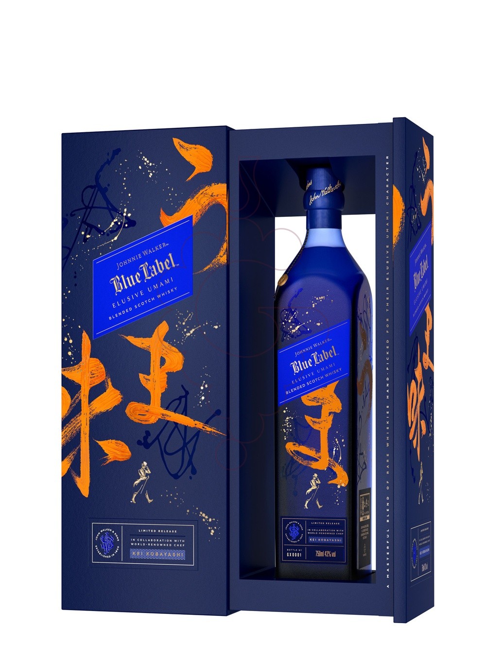 Foto Whisky Johnnie walker blue elusive um