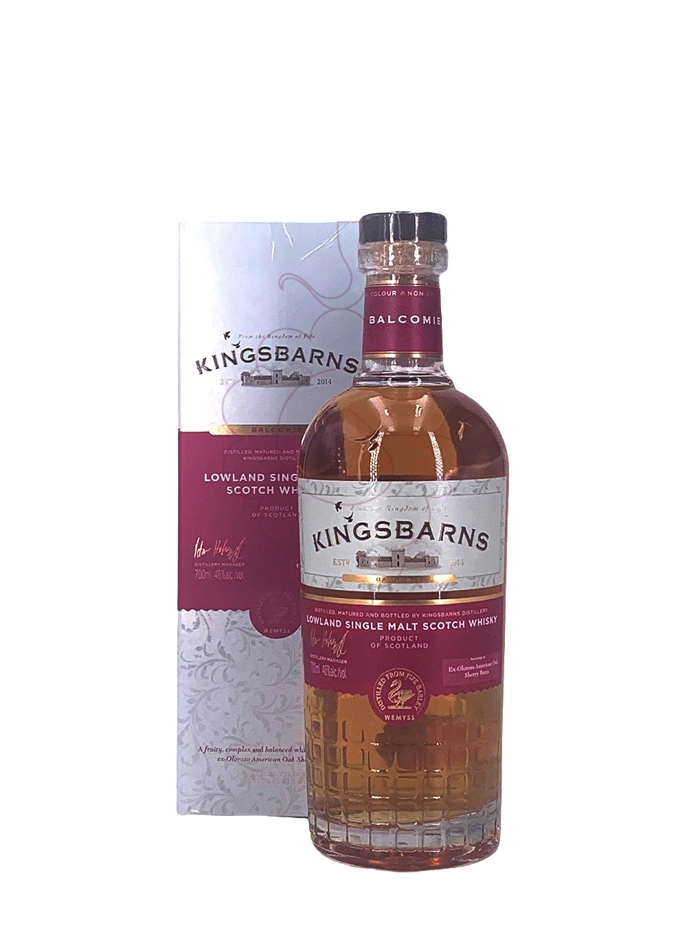 Foto Whisky Kingsbarns balcomie 75 cl