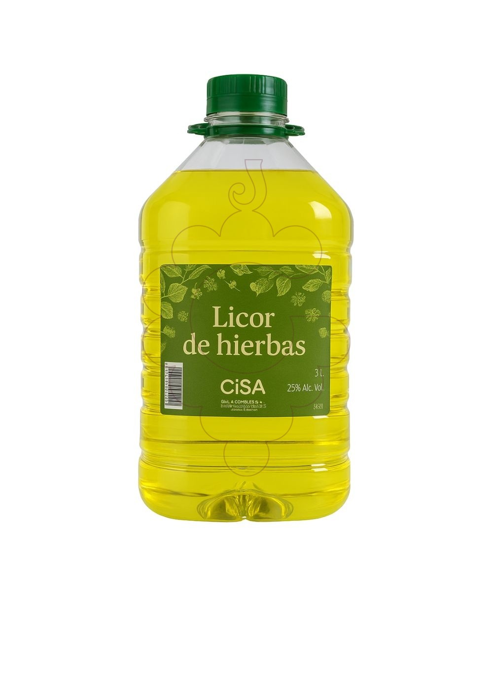 Foto Orujo Licor herbes cisa plastic 3 lt