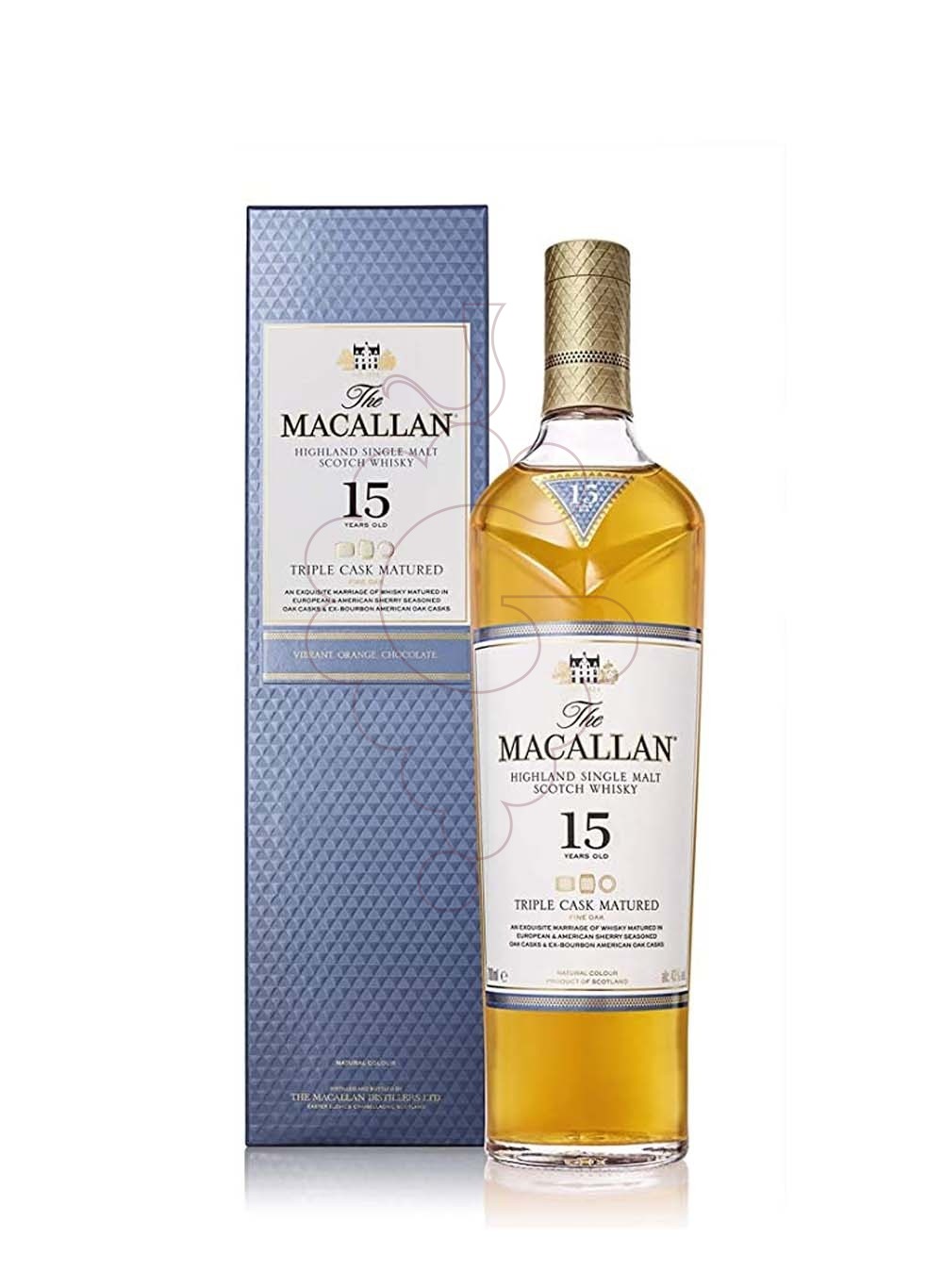 Foto Whisky Macallan 15 Años Triple Cask