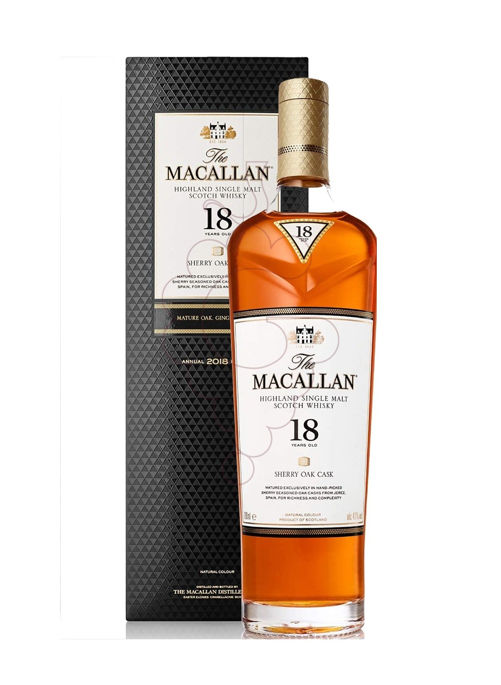 Foto Whisky Macallan 18 Años Sherry Cask