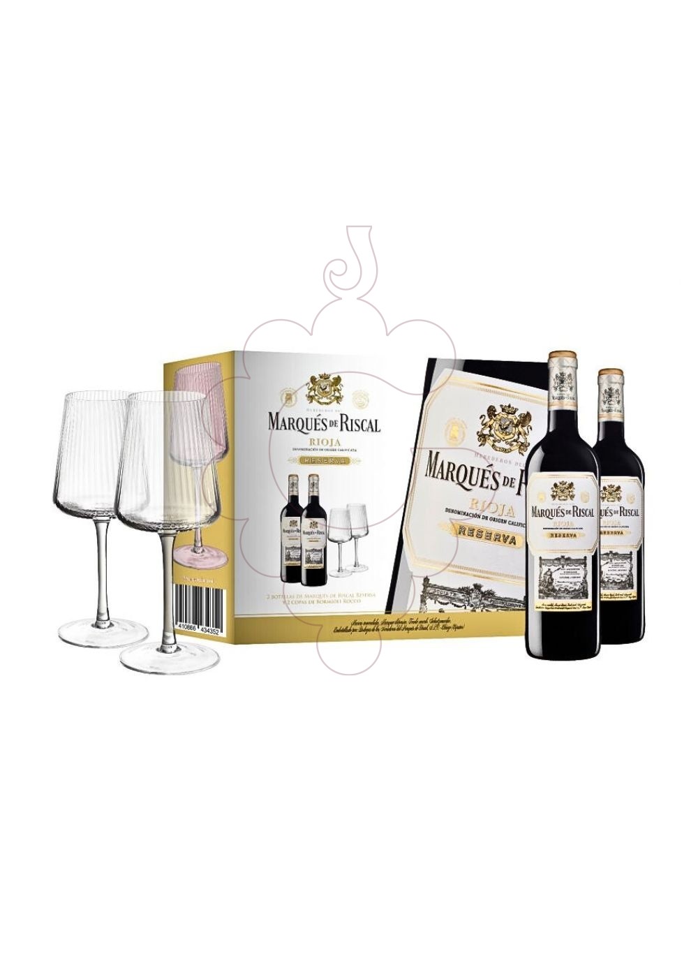 Foto Cajas regalo Marqués de Riscal Reserva Pack (2 u + 2 copas)