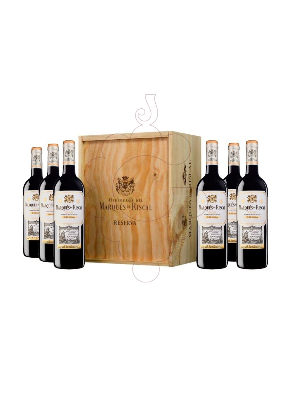 Foto Cajas regalo Marques de Riscal Reserva (pack fusta 6 u.)