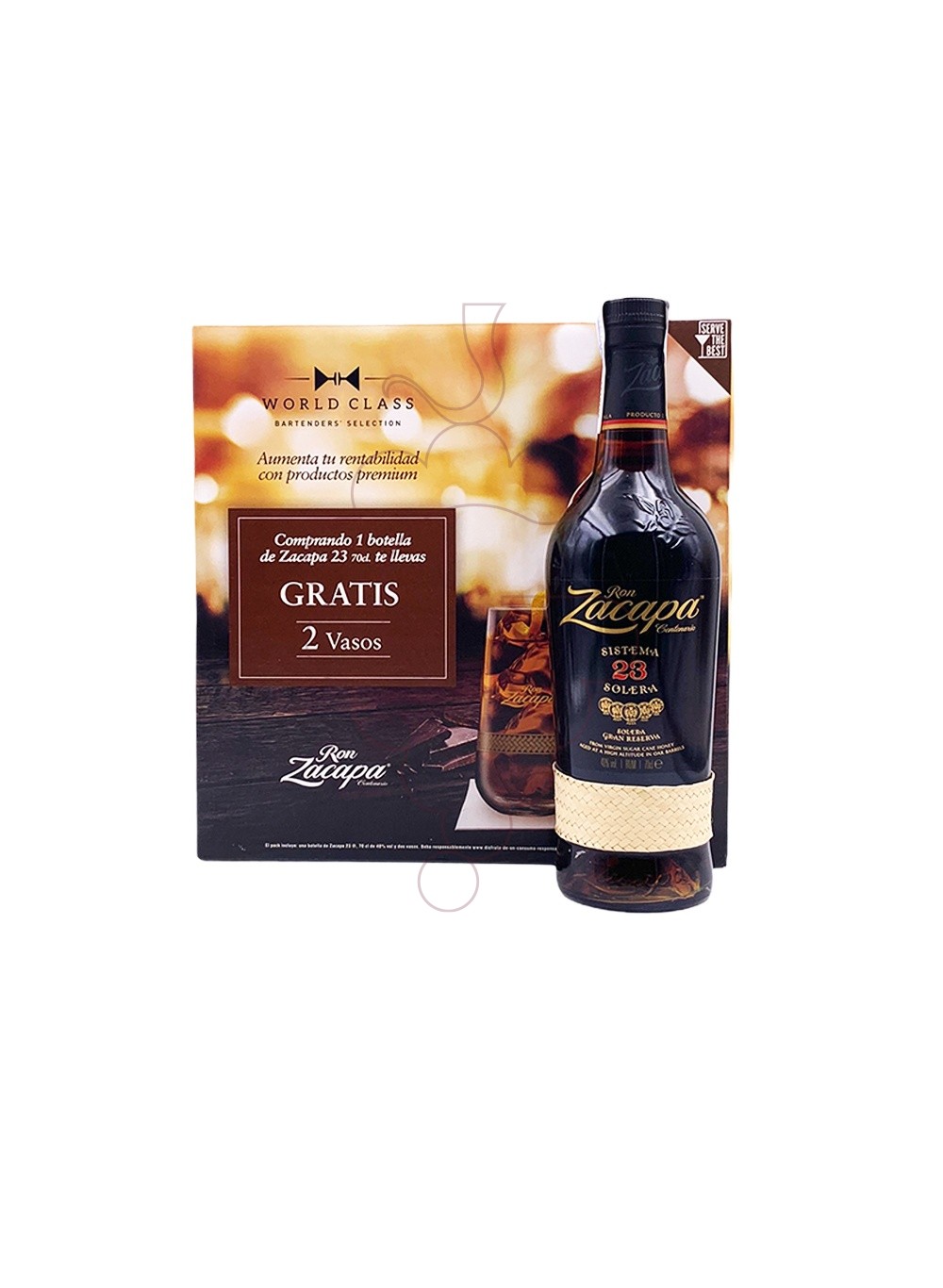 Foto Cajas regalo Zacapa 23 Años Pack (1 u + 2 vasos)