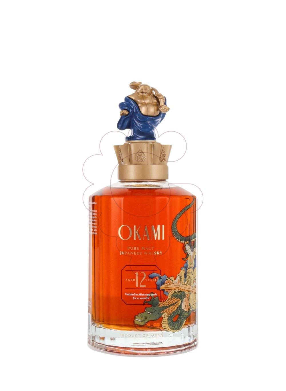 Foto Whisky Okami 12 anys pure malt japone