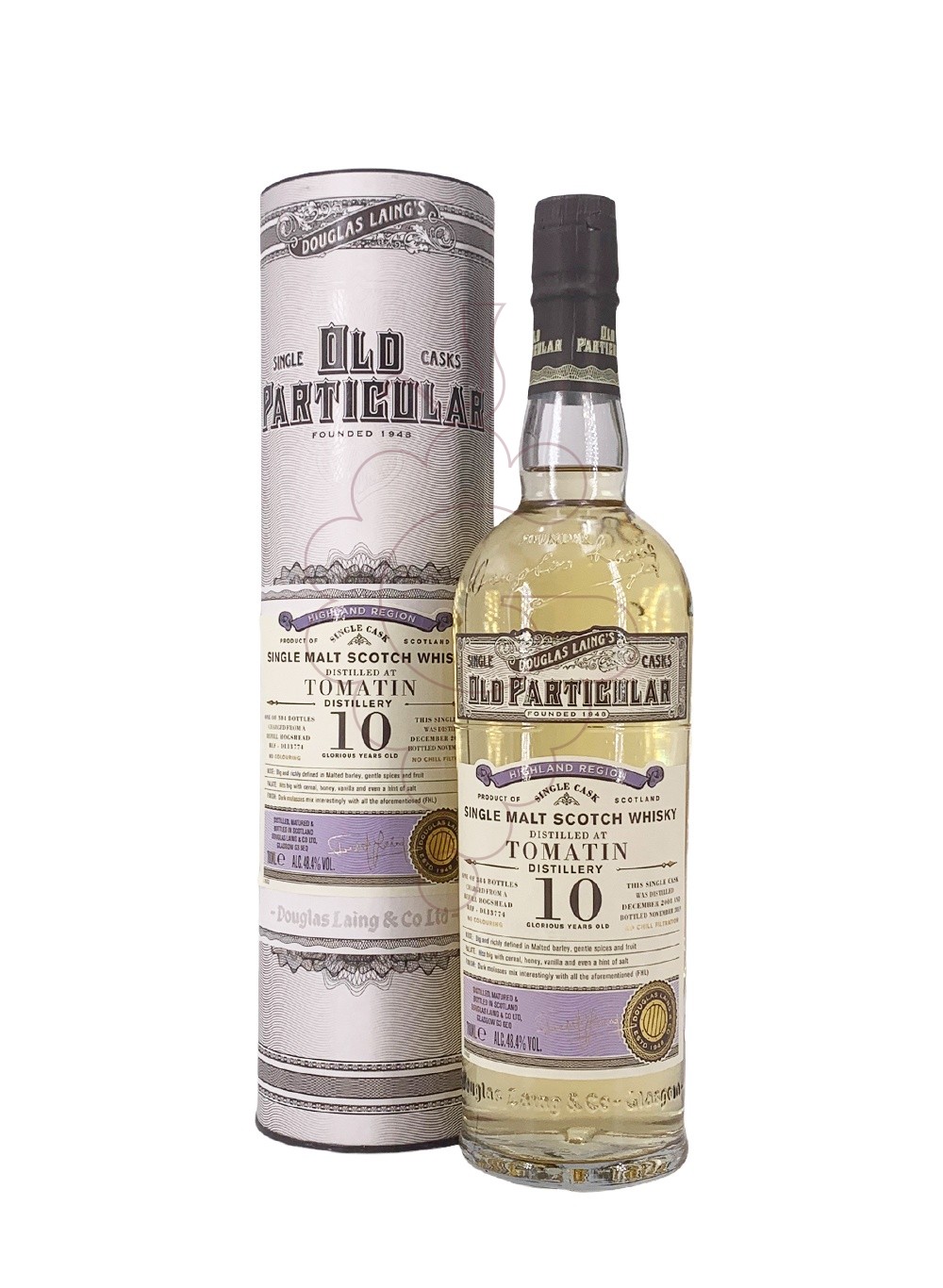 Foto Whisky Douglas Laing Old Particular Tomatin 10 Años