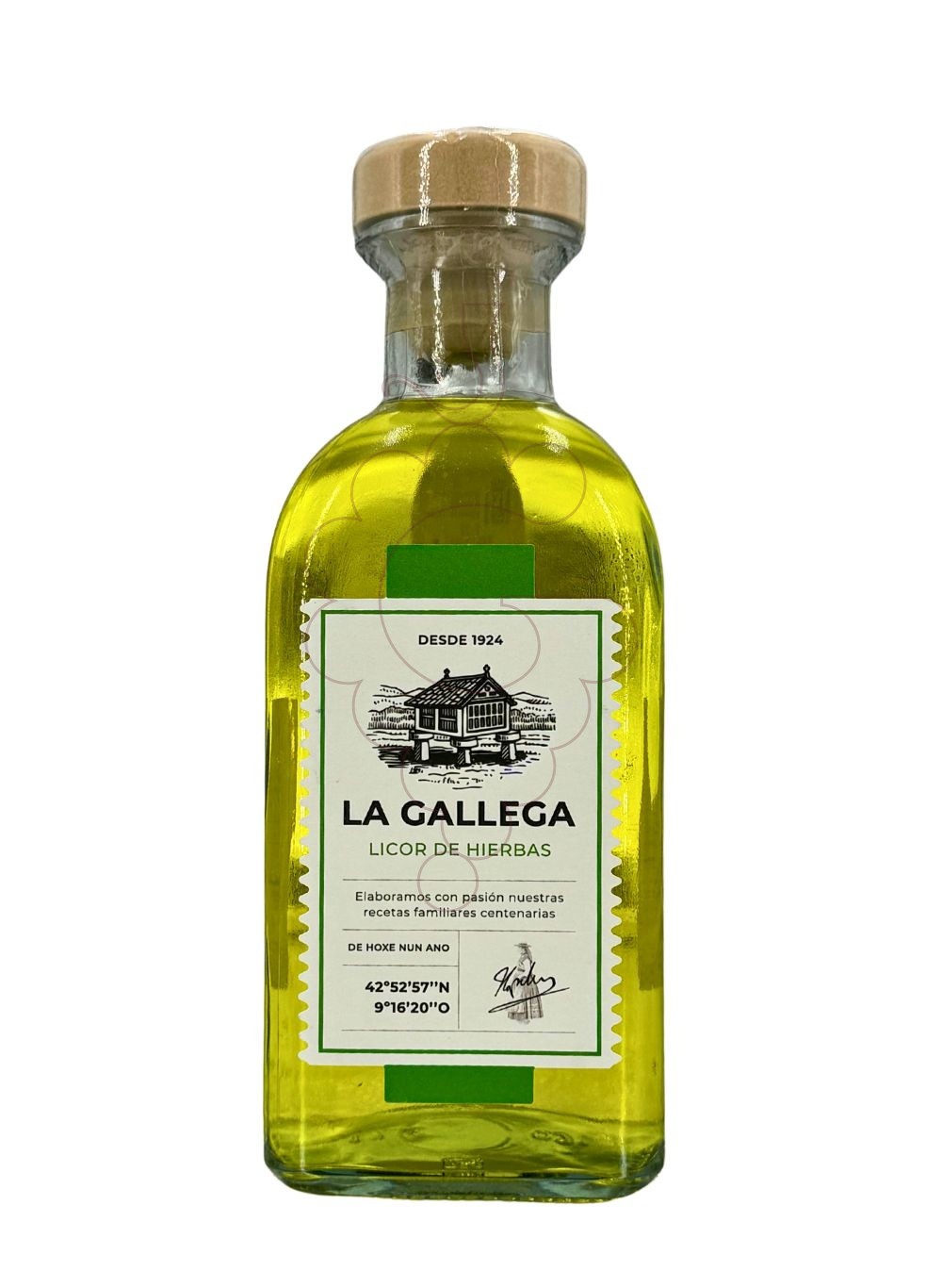 Foto Orujo La Gallega Licor de Hierbas