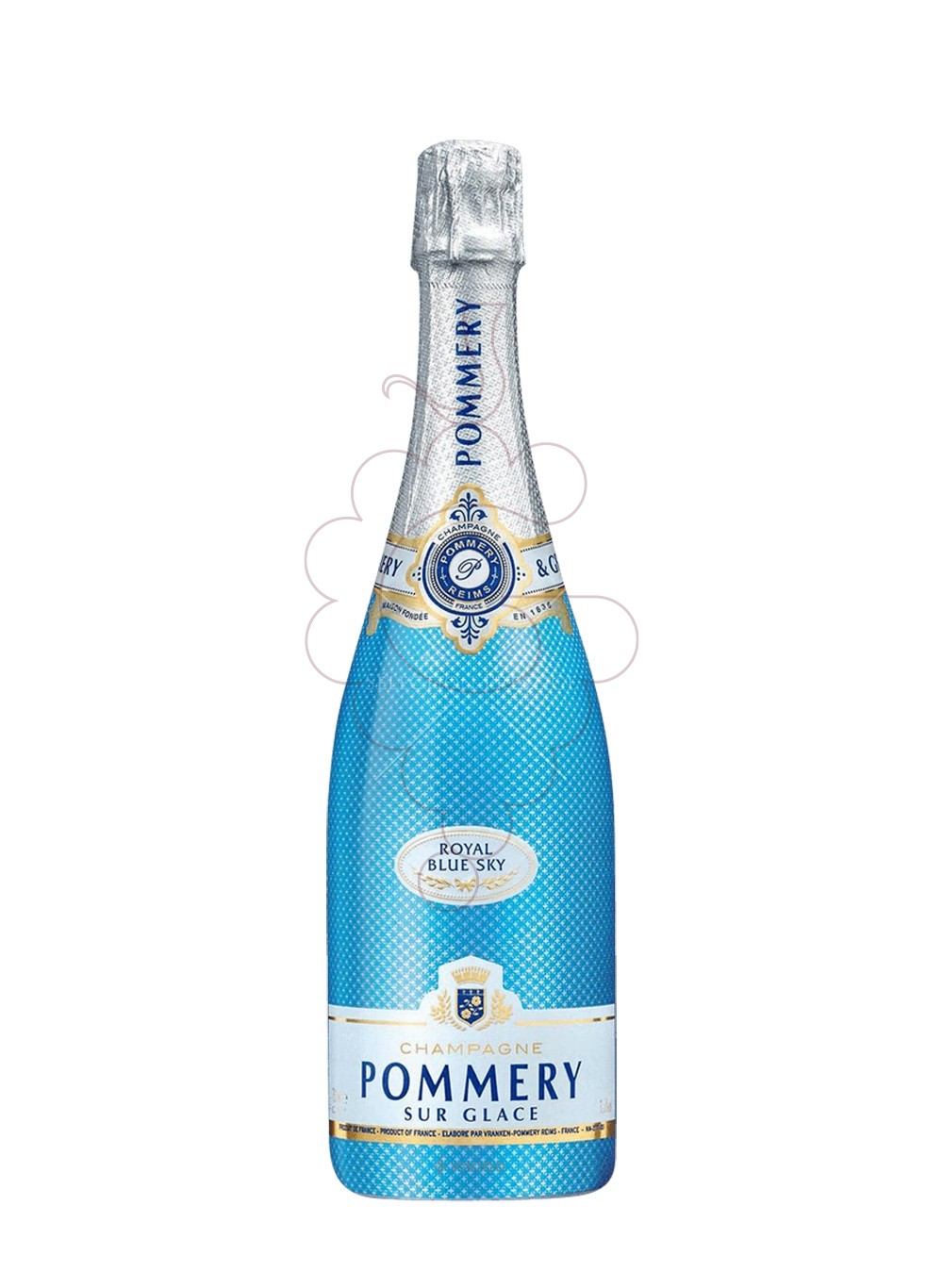 Foto Pommery sur glace blue sky vino espumoso