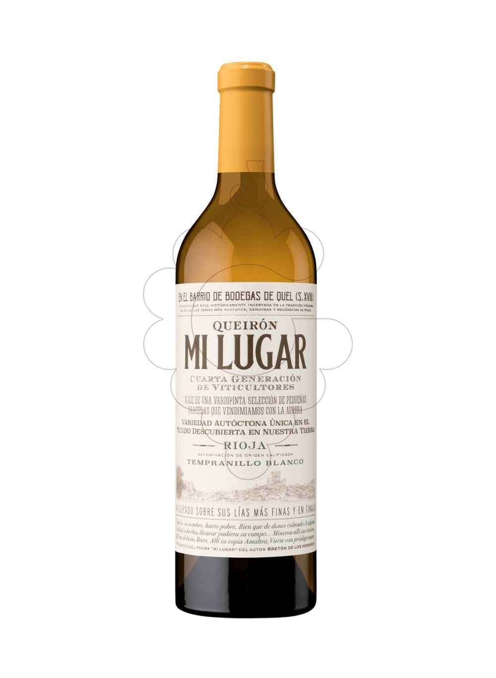 Foto Queiron Mi Lugar Sobre Lías vino blanco