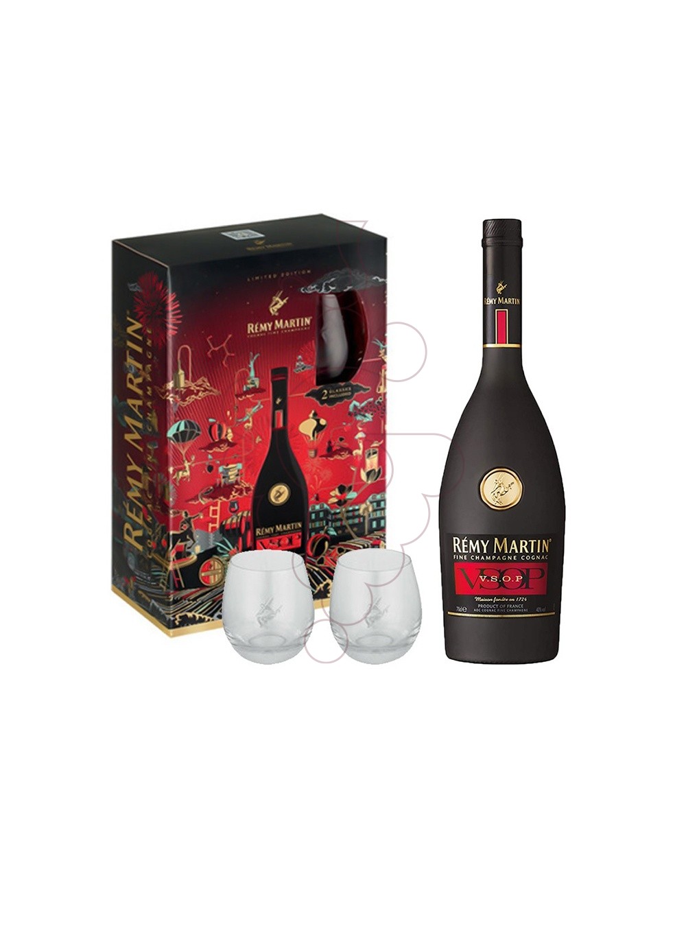 Foto Cajas regalo Remy Martin V.S.O.P Pack (1 u + 2 vasos)