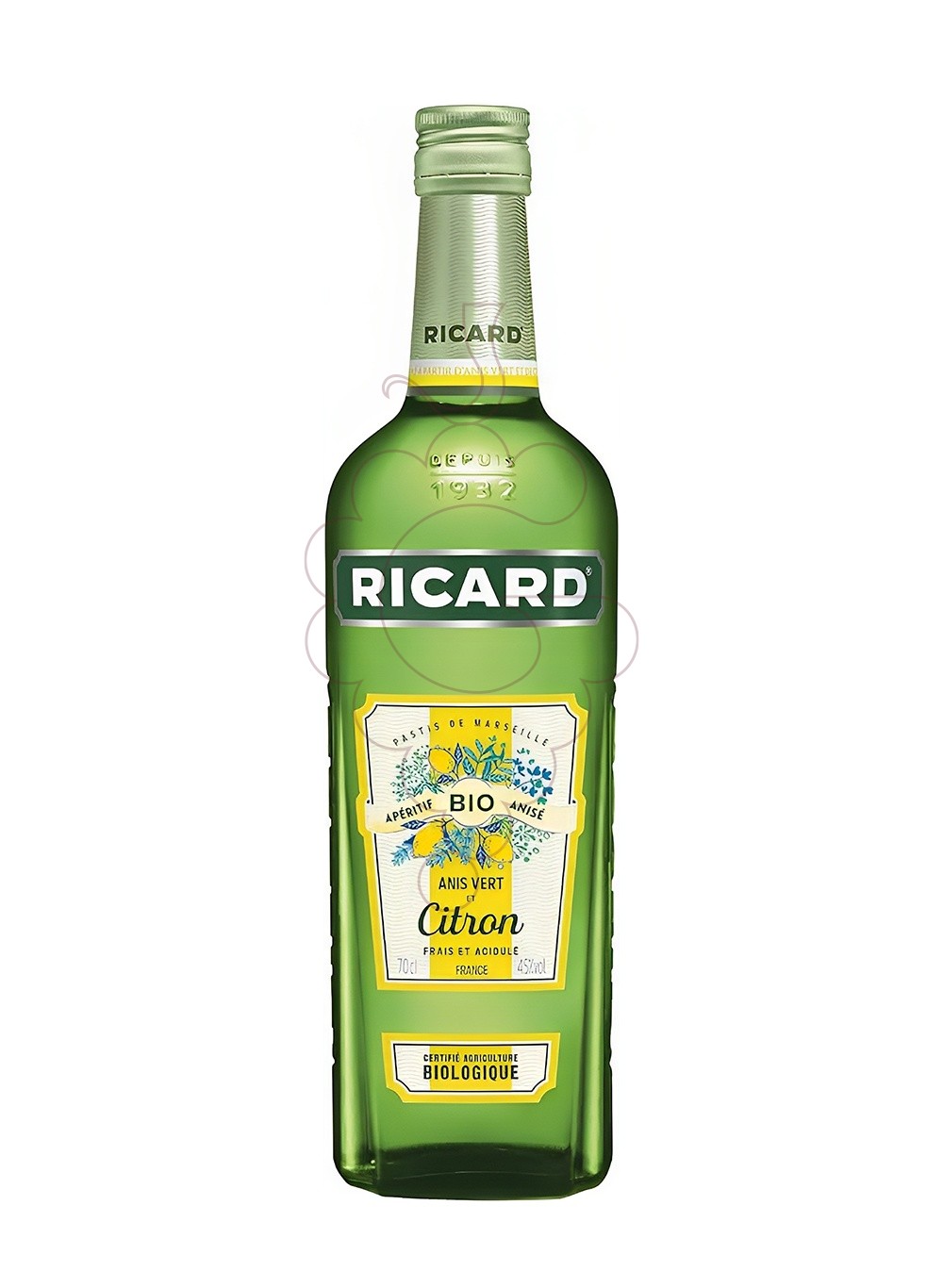 Foto Aperitivo Ricard bio citron 70 cl