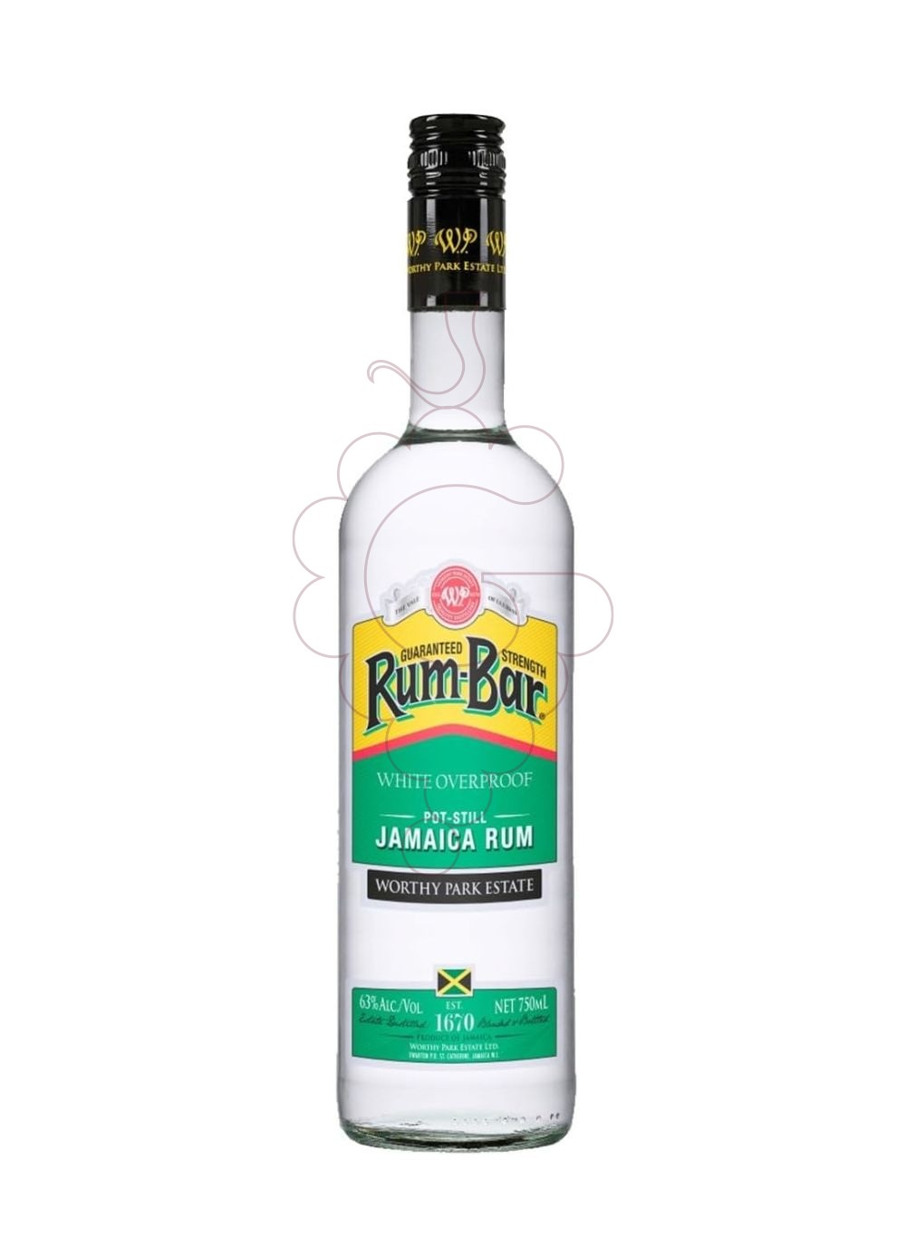 Foto Ron Rum bar white overproof jamaic