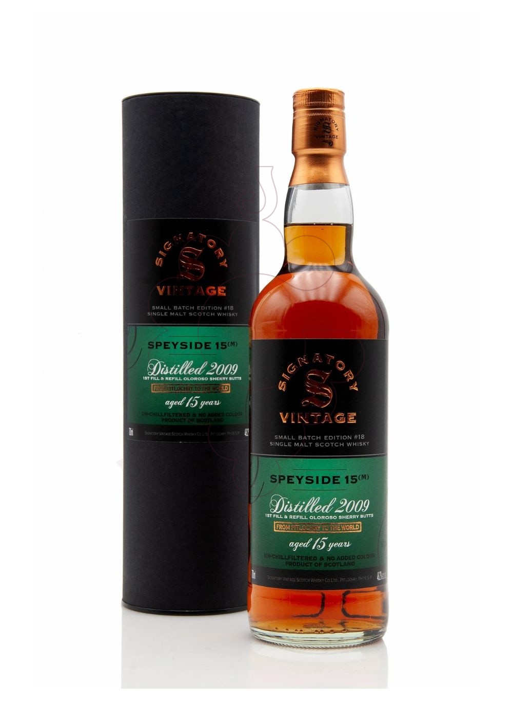 Foto Whisky Signatory Speyside 2009 15 Años