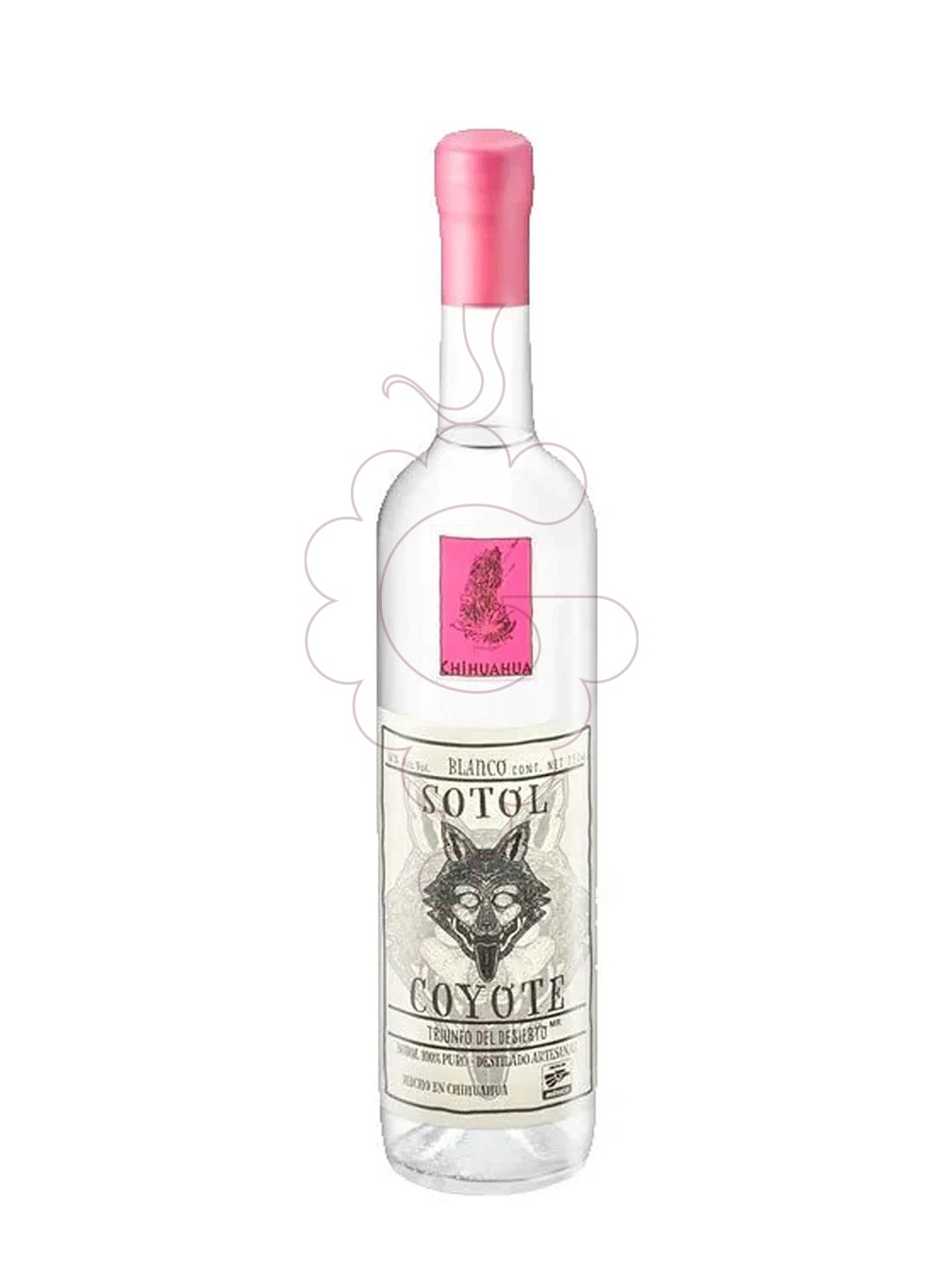 Foto Aguardiente Sotol blanco coyote chihuahua