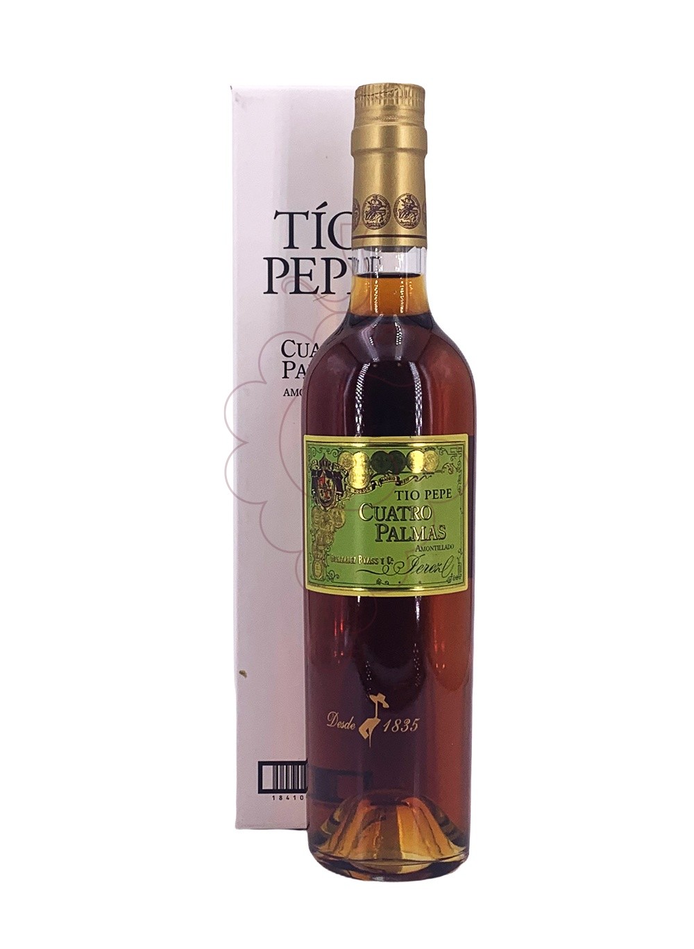 Foto Tio Pepe Amontillado cuatro Palmas vino generoso
