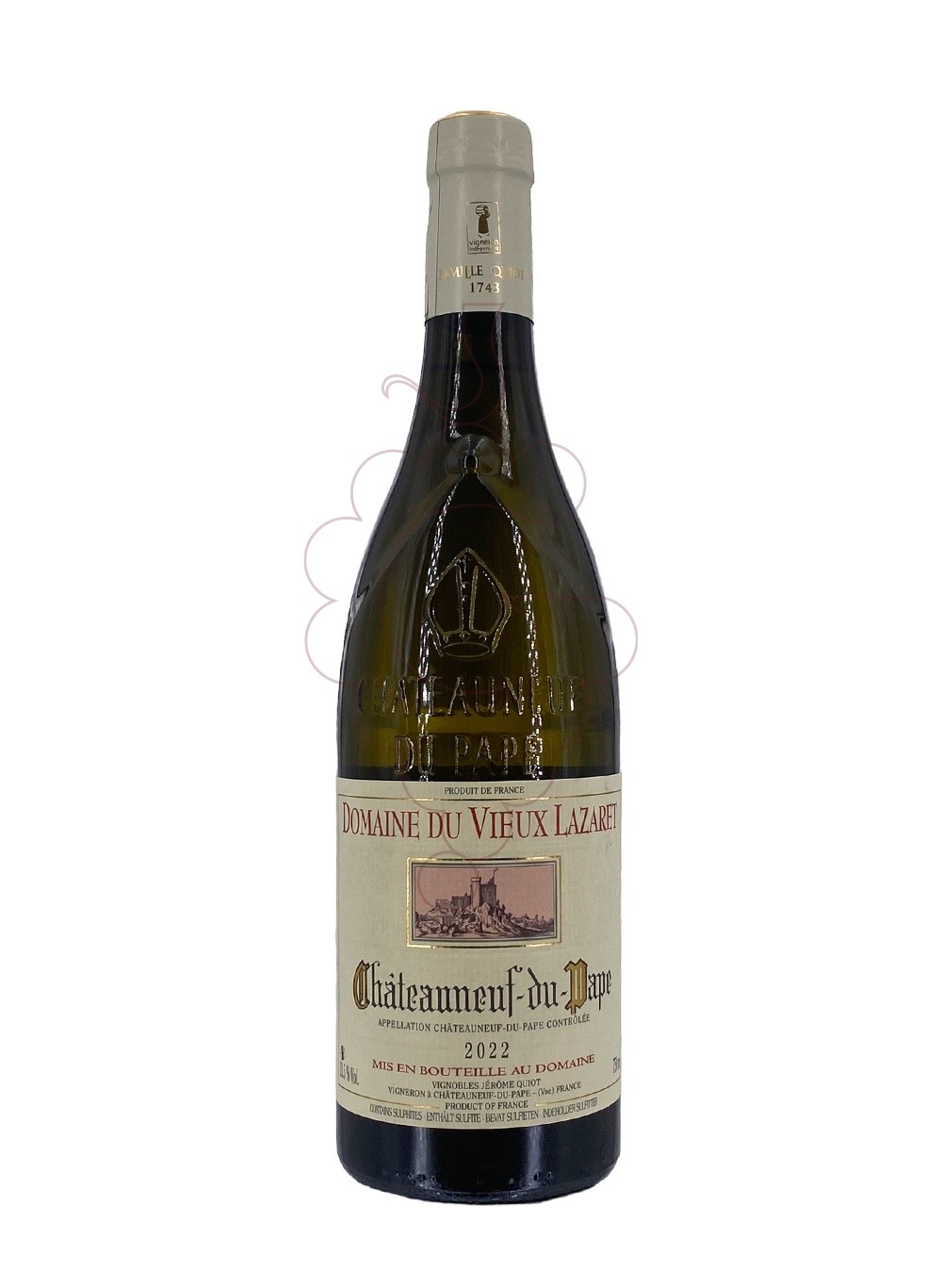 Foto Vieux lazaret chat-pape bl 22 vino blanco