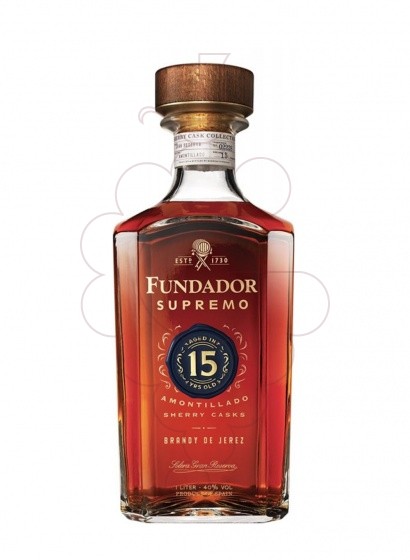 Foto Brandy Fundador Supremo 15 Años