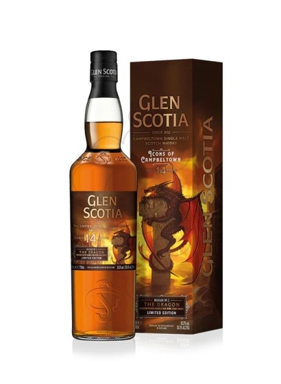 Foto Whisky Glen Scotia Medium Peated Barolo Red Wine Cask 14 Años