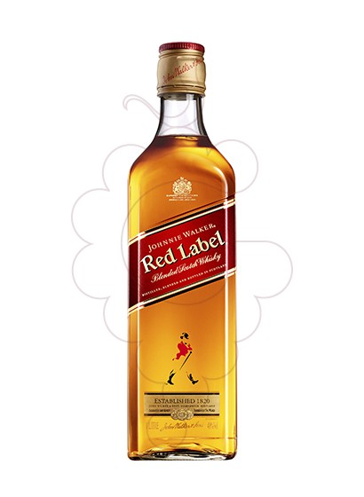 Foto Whisky Johnnie Walker Red Label irrellenable