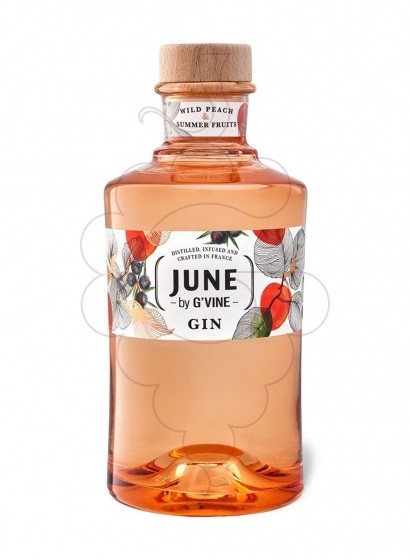 Foto Ginebra June gin by g vine peach