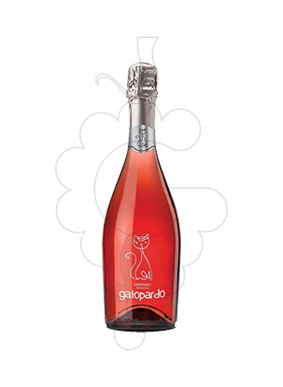 Foto Lambrusco Gato Pardo Rosat vino espumoso