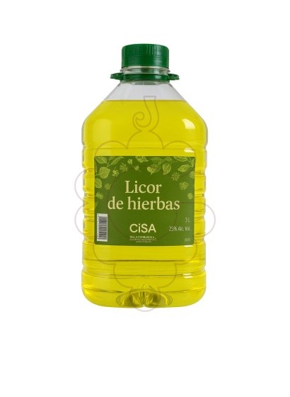 Foto Orujo Licor herbes cisa plastic 3 lt