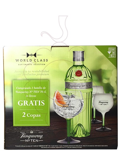 Foto Cajas regalo Ten Tanqueray Pack (1 u + 2 copas)