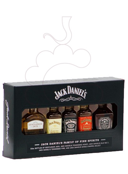 Foto Whisky Minipack Jack Daniels Family 5 u