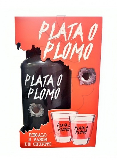 Foto Licor Plata o Plomo Pack (1 u + 2 vasos)