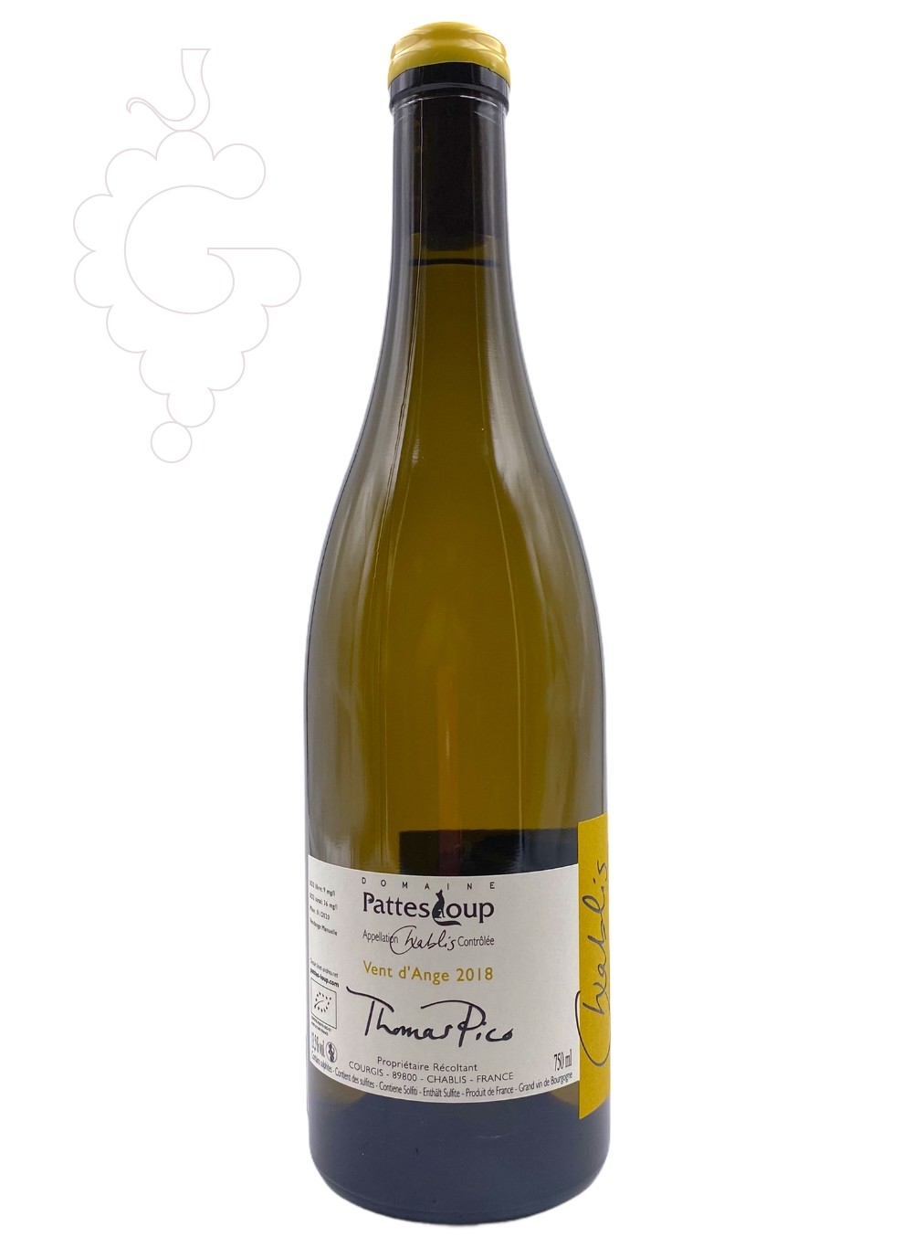 Foto Pattes Loup Chablis Vent d'Ange vino blanco